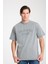 Erkek Pamuk T-Shirt - Basic Soft ve Rahat Yazlık Tasarım - Yazı Baskılı 1