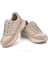 Kadın Bej Fileli Günlük Rahat Sneaker Spor Ayakkabı 2