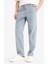 Yeni Sezon Yazlık Wide Leg Geniş Kalıp Beli Lastikli Geniş Paça Jean Kar Yıkamalı Pantolon 1