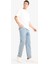Yeni Sezon Yazlık Wide Leg Geniş Kalıp Beli Lastikli Geniş Paça Jean Kar Yıkamalı Pantolon 4