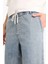 Yeni Sezon Yazlık Wide Leg Geniş Kalıp Beli Lastikli Geniş Paça Jean Kar Yıkamalı Pantolon 5