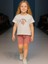 Kız Çocuk Pamuklu Wonderful Baskılı T-Shirt 1