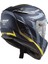 Challenger C Karbon Flames Siyah-Karbon-Sarı Kask 3