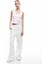 Yeni Sezon Pamuklu Kolsuz Biyeli Slim Fit Pamuklu Halter Yaka Bluz 2