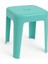 Tabure Sağlam Plastik Kırılmaya Dayanıklı Bahçe, Balkon ,banyo Su Yeşili 1