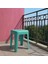 Tabure Sağlam Plastik Kırılmaya Dayanıklı Bahçe, Balkon ,banyo Su Yeşili 3