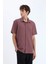 Yeni Sezon Regular Fit Polo Yaka Krinkıl Yazlık Kısa Kollu Gömlek 4