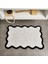 Soft Elegant Tufting Banyo Paspası - Beyaz - 60X90 cm 1