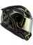Gıvı 50.8 Mystıcal Siyah-Bronz-Sarı Kask 4