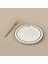 Kitchen Elegant Curves Porselen Pasta Tabağı - Siyah / Beyaz - 20 cm 2