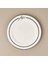 Kitchen Elegant Curves Porselen Pasta Tabağı - Siyah / Beyaz - 20 cm 3