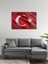 Türk Bayrağı Atatürk Cam Tablo - Cam Tablolar-Atatürk Tablo-Atatürk Portresi-Atatürk TABLOSU-ATA106 2