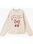 Yeni Sezon Şardonlu Kiraz Baskılı Uzun Kollu Bisiklet Yaka Oversize Sweatshirt 3