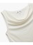 Yeni Sezon Slim Fit Degaje Yaka Asimetrik Kolsuz Viskon Bluz 5