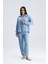 Kadın Oversize Alt Üst Takım – Gömlek ve Lastikli Pantolon Ikili Set 3