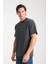 Erkek Pamuk Bisiklet Yaka Oversize T-Shirt - Yazlık Rahat ve Trendy Tarz 5