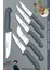 Sürmene Silver Serisi Gri Sap Mutfak Bıçak Seti Et Ekmek Sebze Meyve Bıçağı 6 Lı Set ( Srm-08 ) 1