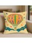 Sıcak Hava Balonu Desenli Yumuşak Kırlent Kılıfı – 43X43 Cm, Çift Taraflı, Fermuarlı, Yıkanabilir 1