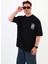 Race-Ho-Oversize Tişört | Sırt Baskılı – Minimal Göğüs Desenli Unisex Tshirt 5