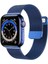 Apple Watch 10 42MM 6 7 8 9 10 Se Uyumlu 38 40 41MM Milano Metal Hasır Mıknatıslı Kordon Paslanmaz Çelik 4