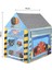 Mavi Yarış Arabalı Erkek Çocuk Oyun Evi Katlanabilir ve Eğlenceli Oyun Çadırı 2