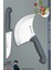 Sürmene Silver Serisi Gri Sap Mutfak Bıçak Hilal Börek Bıçağı Pizza Pide Bıçağı 2 Li Set ( Srm-05 ) 1