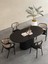 Apolena Oval Ahşap Bohem Yemek Masası 80X160 1