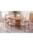 Calista Oval Ahşap Bohem Yemek Masası 90X180 8