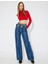 Yeni Sezon Koton x Zeynep Bastık - Uzun Kollu Slim Fit Boğazlı Triko Crop Kazak 2
