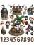 , Sayılı Sevimli Korsanlar 22 Parça 100*100 cm Çocuk Odası Sticker 6
