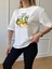 Ekru Lemon Detaylı Tshirt 1