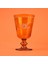 Nazenin 4'lü Ayaklı Su Bardağı Seti - Amber - 280 ml 3