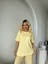 Sarı Bisiklet Yaka Basic Tshirt 1