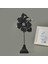 Deco Fiore Dekor - Siyah / Gümüş - 32 cm 2