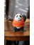 Vintage Orijinal Yelekli Panda Figür Oyuncak & 7 cm 3