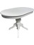 Rika Baba Ayak Oval Açılır Masa 70X110 3