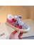 Özel Tasarım Gümüş Yıldız Detaylı Çocuk Sneaker - Pembe 1