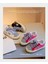 Özel Tasarım Gümüş Yıldız Detaylı Çocuk Sneaker - Pembe 8