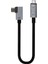 40GBPS 240W 4.0 Thunderbolt L Shape Type-C To Type-C Şarj, Data ve 8k 60Hz Data Transfer Kablosu Tip C 30 cm - PD240W 1
