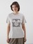 Yeni Sezon Bisiklet Yaka Mickey Mouse Baskili Kadin Tisort - S5DI67Z8 1