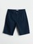 Yeni Sezon Rahat Kalip Gabardin Erkek Bermuda Sort - S5FH41Z8 5