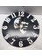 Epoksi Roma rakamlı 32X32CM Analoğ DUVAR Saati 3