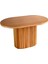 Orion Oval Natural Ahşap Bohem Masa 80X130 2