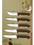 Sürmene Silver Serisi Kahve Sap Mutfak Bıçak Seti Et Ekmek Sebze Meyve Bıçağı 10 Lu Set ( Srm-19) 2