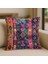 Renkli Bohem Patchwork Kırlent Kılıfı Kare 2