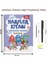 Sihirli Yazı Defter Kitap 2'li Set | Harfleri | Sayıları Öğreten Oluklu (Kabartmalı) 2’li Kitap Seti | Sihirli Yazı Defterleri 2