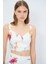 Desenli Askılı Crop Bluz 4