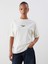 Yeni Sezon Bisiklet Yaka Paris Baskili Oversize Kadin Tisort - S5PM55Z8 1
