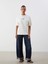 Yeni Sezon Bisiklet Yaka Paris Baskili Oversize Kadin Tisort - S5PM55Z8 2