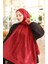 Karaca Jakarlı Şal 81096-10 Bordo 2